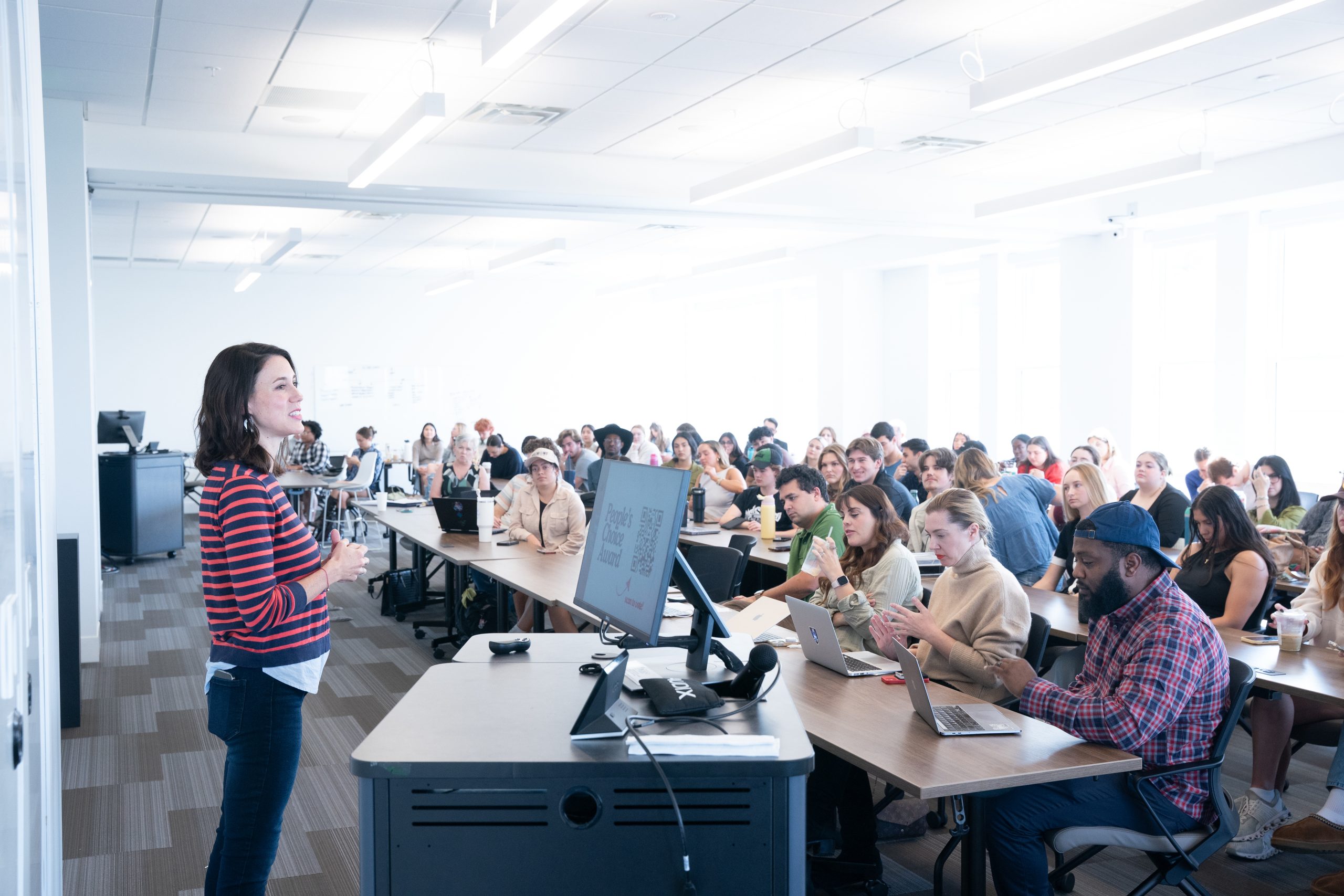 Business Pitch Competition at Belmont University in Nashville, Tennessee, November 4, 2024. Photo by Sam Simpkins