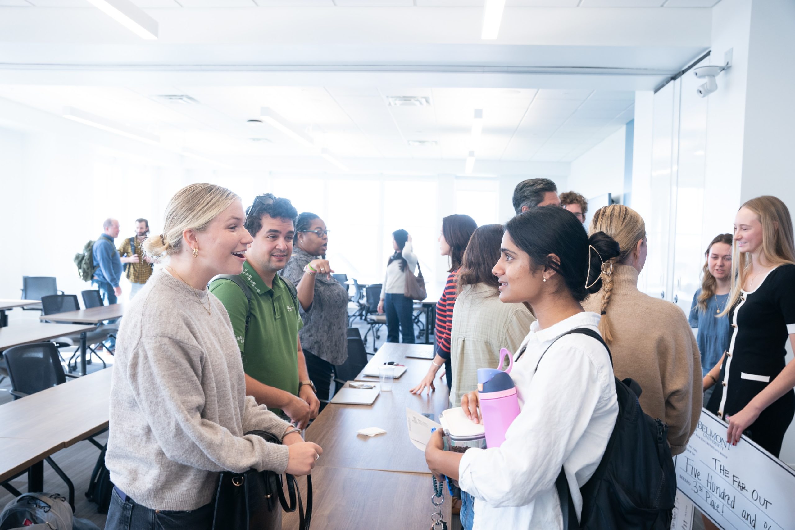 Business Pitch Competition at Belmont University in Nashville, Tennessee, November 4, 2024. Photo by Sam Simpkins